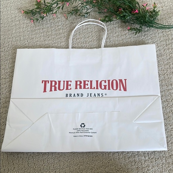 True Religion Brand Jeans Shopping Bag - Picture 2 of 4